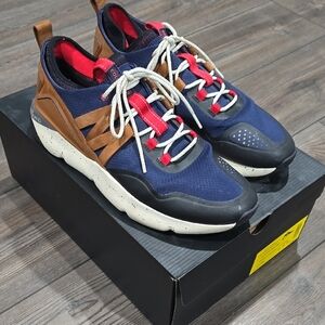 Cole Haan Zero Grand Trail Shoes Men 10 M Blue Brown Water Resistant C30448